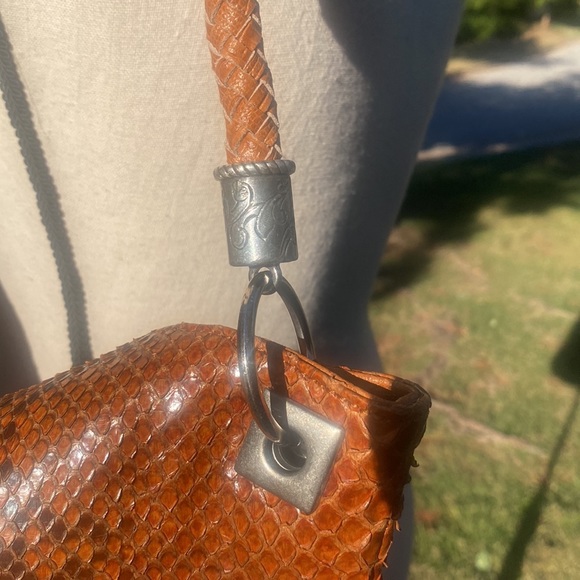 Designer custom python/lizard shoulder bag - Picture 2 of 7